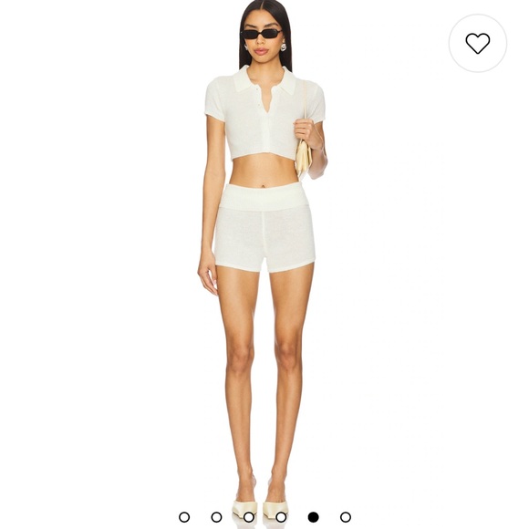 Amelie Teje Cream Knit Two-Piece Set - Picture 1 of 5